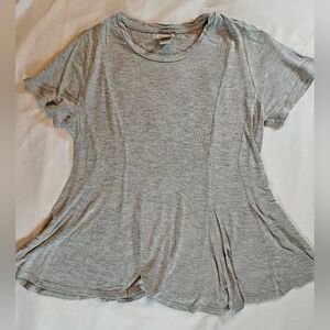 Mossimo Supply Co. Womens Gray Short Sleeve Fit And Flare Top Size XS